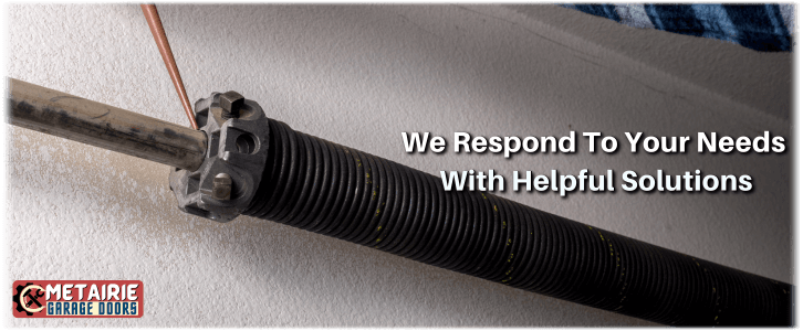 Broken Garage Door Spring Metairie